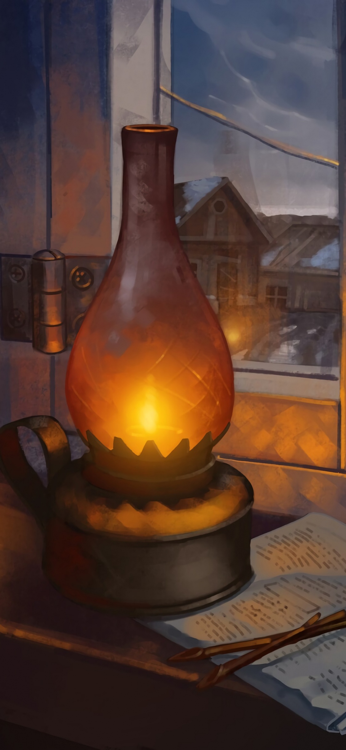 Bouteille en Verre Marron Sur Une Table en Bois Marron. Wallpaper in 1125x2436 Resolution