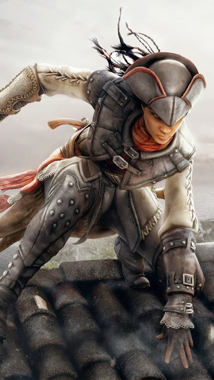 Assassins Creed III, Assassins Creed, Ubisoft, Aveline de Grandpr, Xbox 360. Wallpaper in 720x1280 Resolution