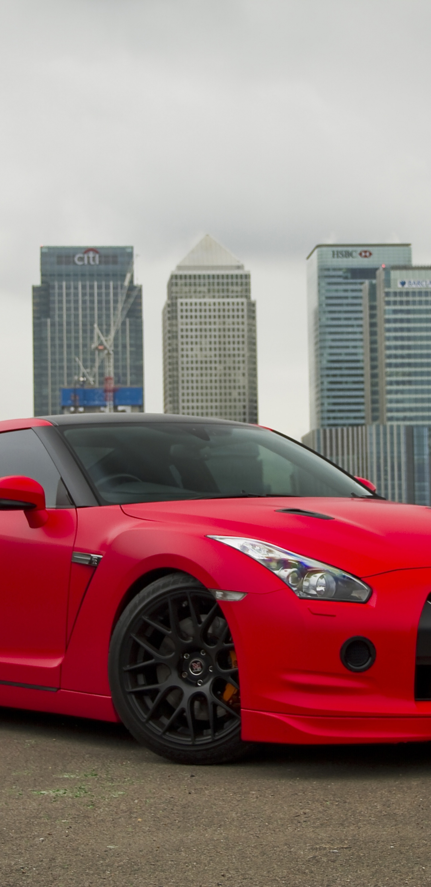 Red Bmw m 3 Coupe Parked on Gray Concrete Pavement. Wallpaper in 1440x2960 Resolution