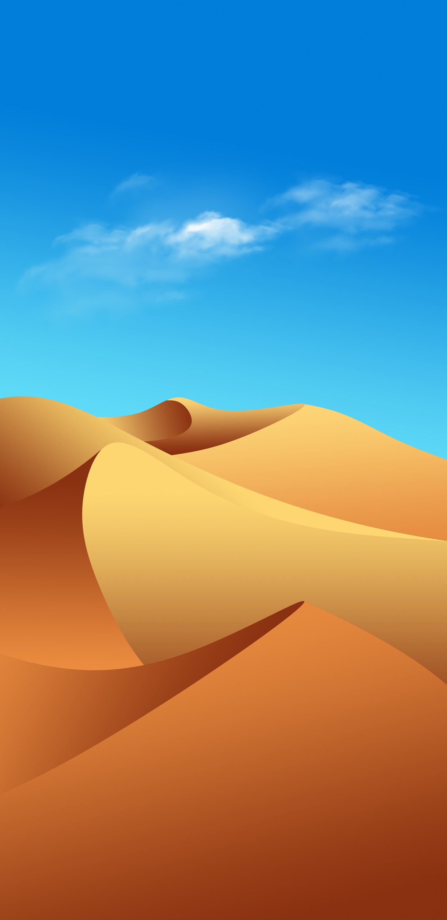 Singing Sand, Cloud, Natural Environment, Natural Landscape, Slope. Wallpaper in 1440x2960 Resolution