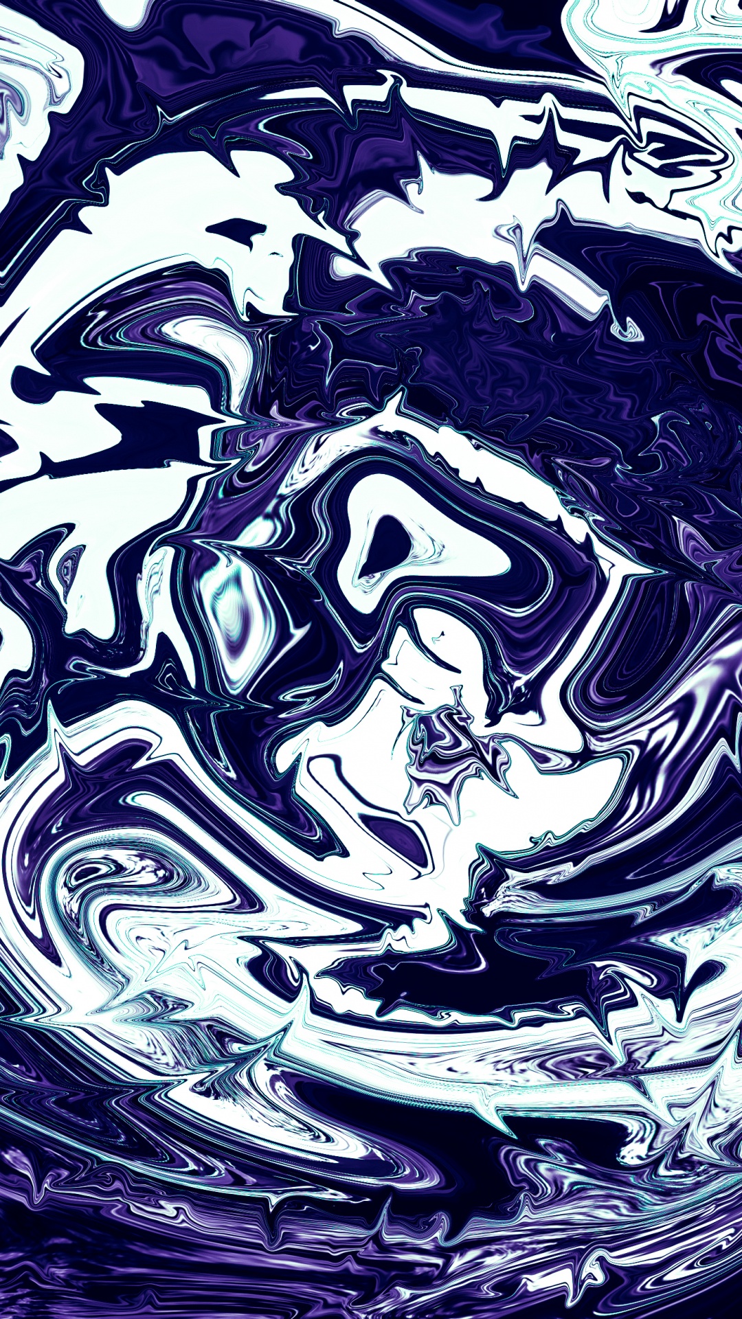 Purple White and Black Abstract Painting. Wallpaper in 1080x1920 Resolution