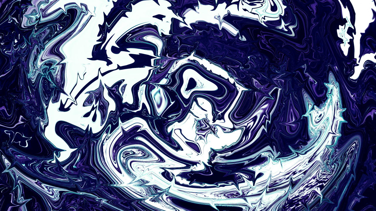 Purple White and Black Abstract Painting. Wallpaper in 1280x720 Resolution