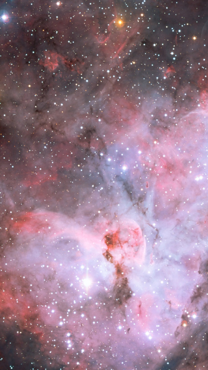 Carina星云, 明星, 哈勃太空望远镜, 天文学对象, 外层空间 壁纸 720x1280 允许