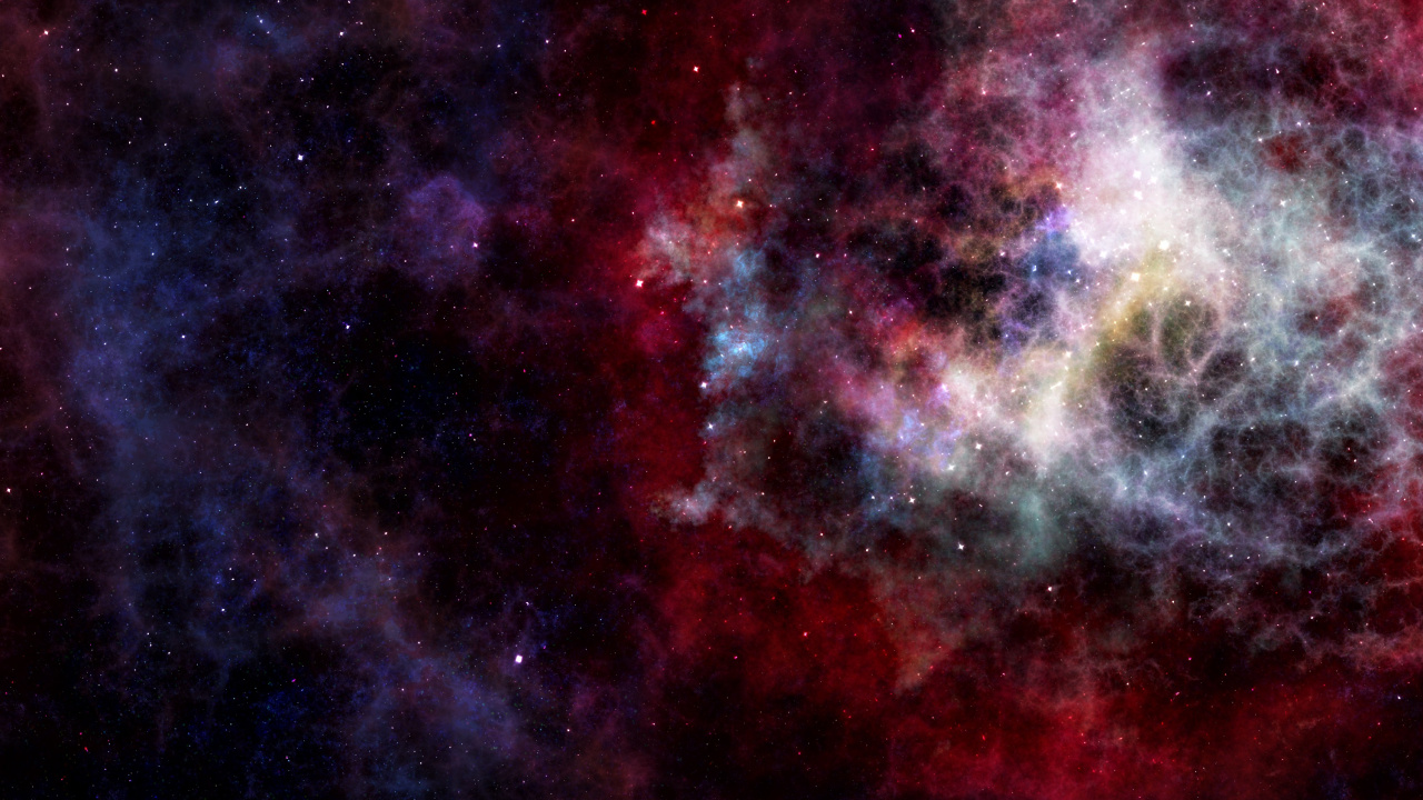 Galaxia Roja Blanca y Azul. Wallpaper in 1280x720 Resolution