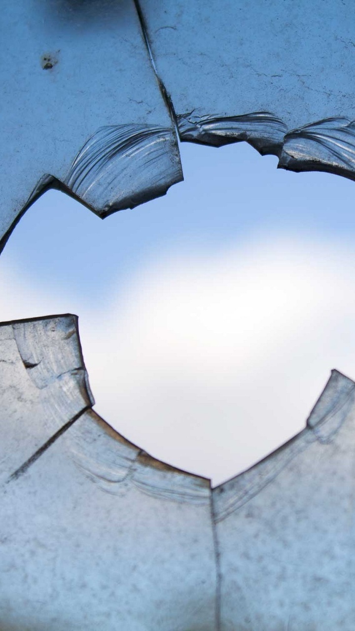 White and Blue Abstract Painting. Wallpaper in 720x1280 Resolution