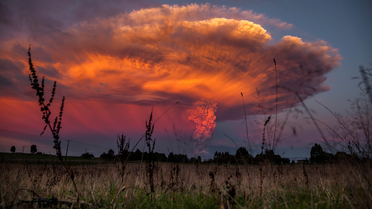 性质, 余辉, 晚上, 熔岩, 早上 壁纸 1280x720 允许