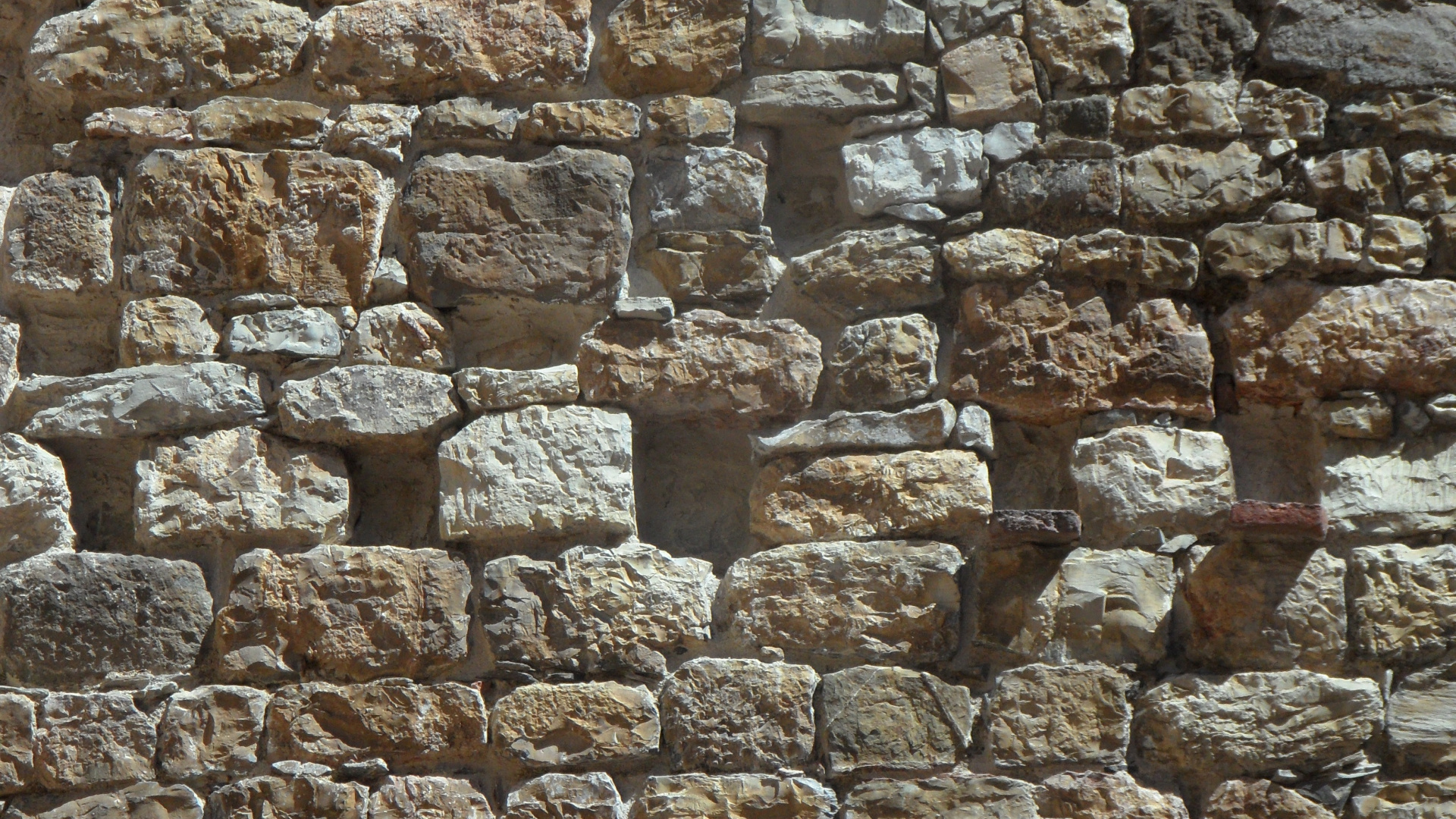Brown and Gray Brick Wall. Wallpaper in 1920x1080 Resolution