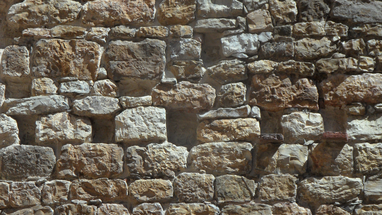 Braune Und Graue Mauer. Wallpaper in 1280x720 Resolution