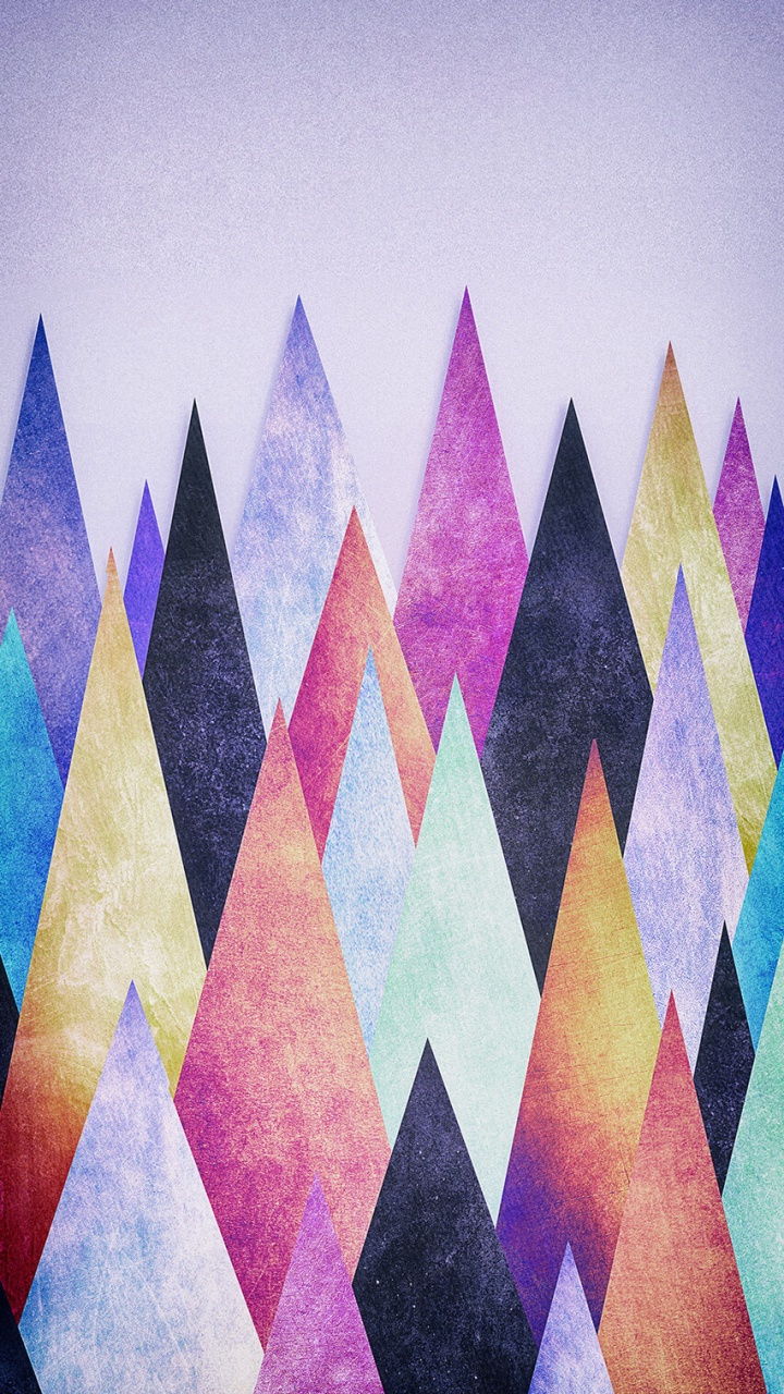 Dreieck, Pink, Brown, Orange, Purpur. Wallpaper in 720x1280 Resolution