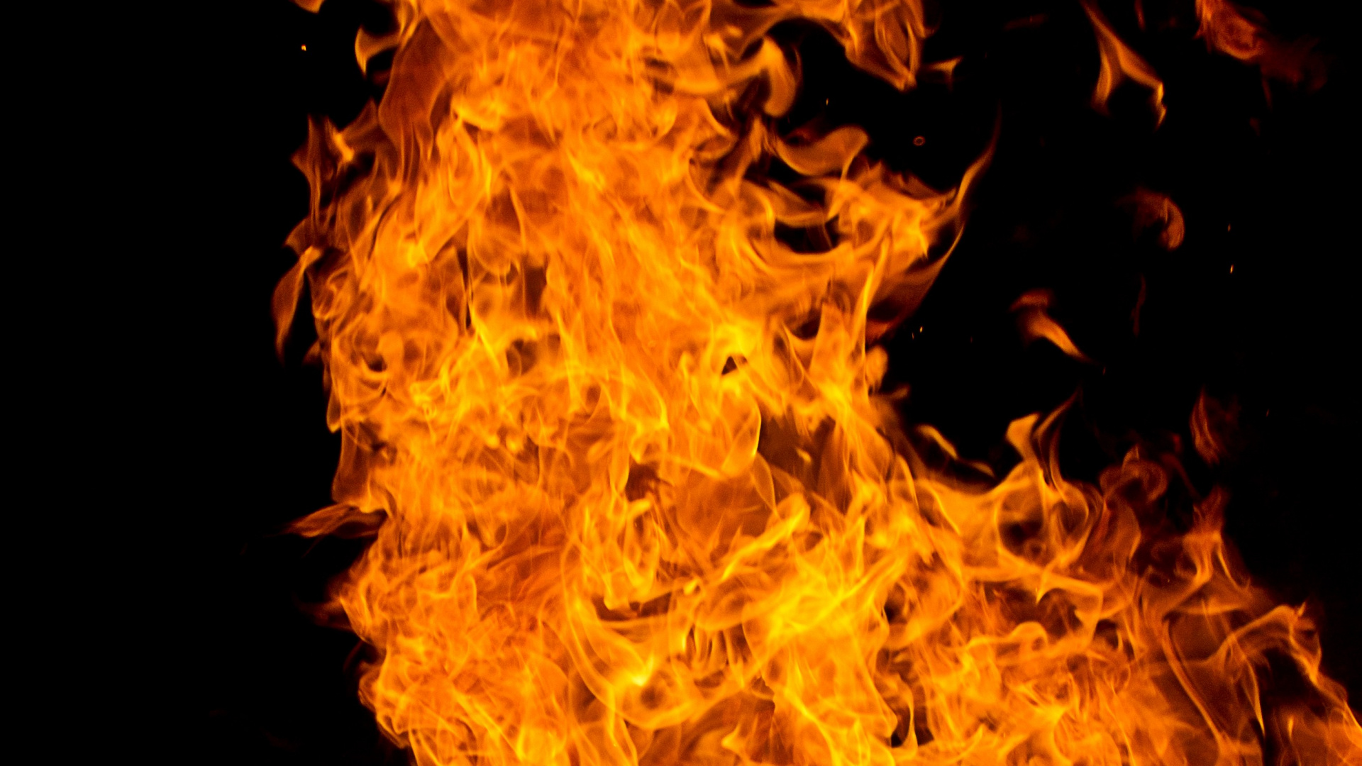 Illustration de Fumée Jaune et Bleue. Wallpaper in 1920x1080 Resolution