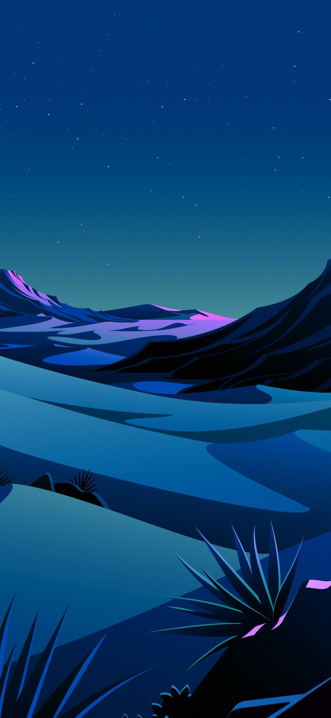 Manzana, Ios 16, Naturaleza, Paisaje Natural, Pendiente. Wallpaper in 1125x2436 Resolution