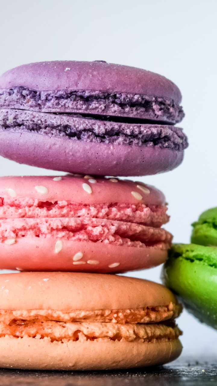 4 Beignets Bruns et Verts. Wallpaper in 720x1280 Resolution