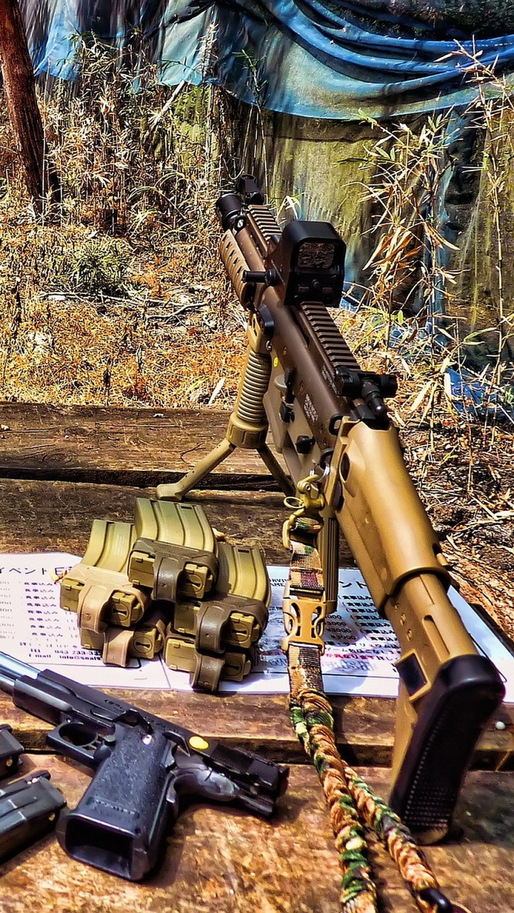 m4 Carbine, Pistolet, Airsoft, Airsoft Gun, Machine. Wallpaper in 720x1280 Resolution