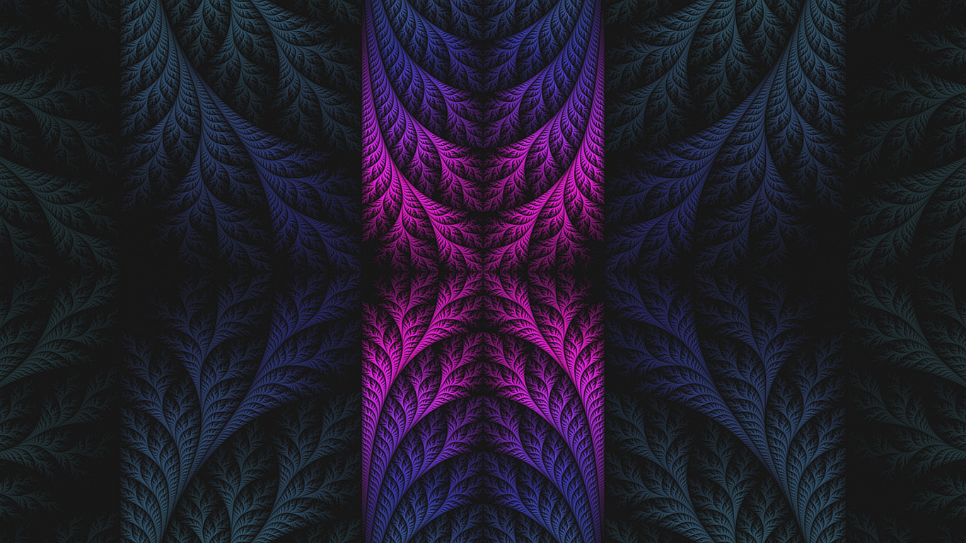 Purple and Black Abstract Painting. Wallpaper in 1366x768 Resolution