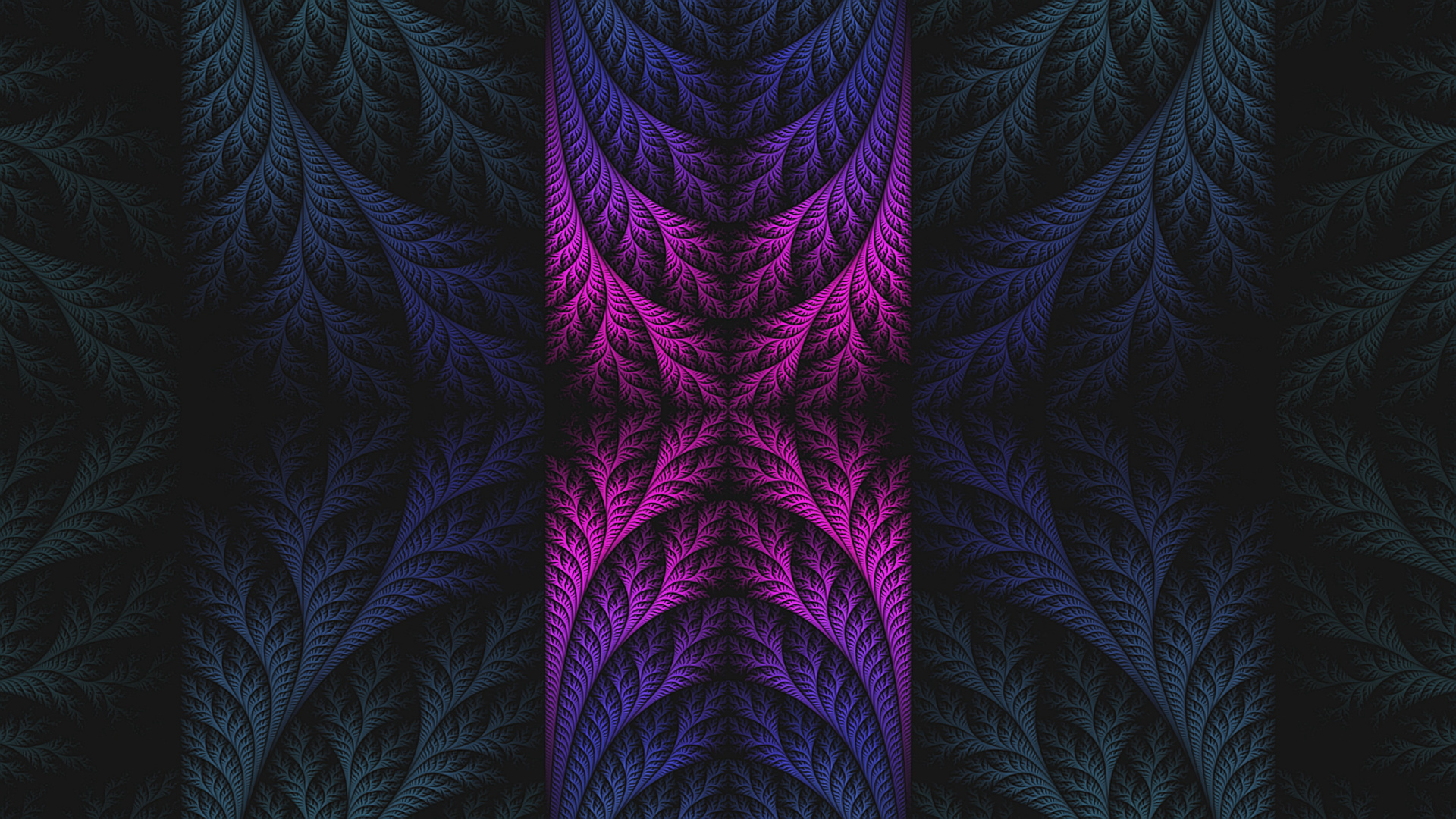 Purple and Black Abstract Painting. Wallpaper in 1920x1080 Resolution