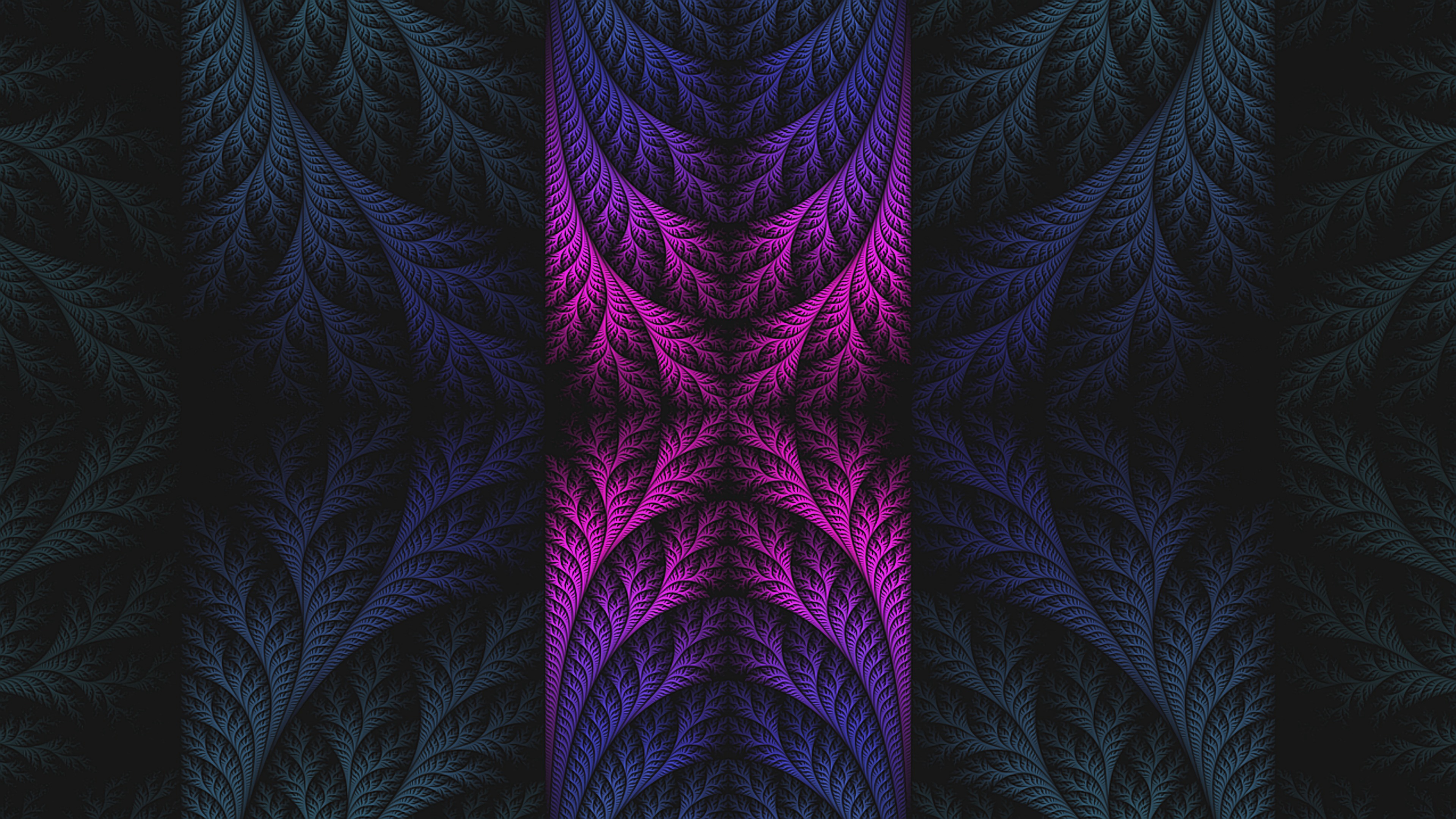 Purple and Black Abstract Painting. Wallpaper in 3840x2160 Resolution