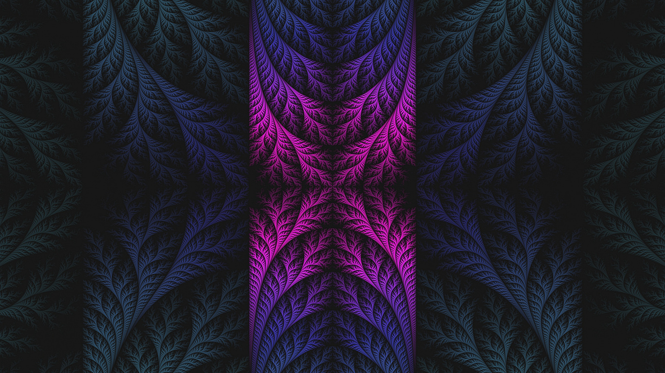 Pintura Abstracta Morada y Negra. Wallpaper in 1366x768 Resolution