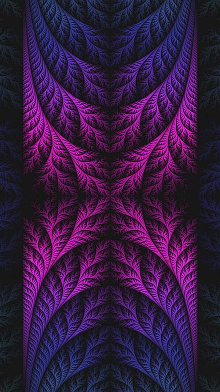 Pintura Abstracta Morada y Negra. Wallpaper in 720x1280 Resolution