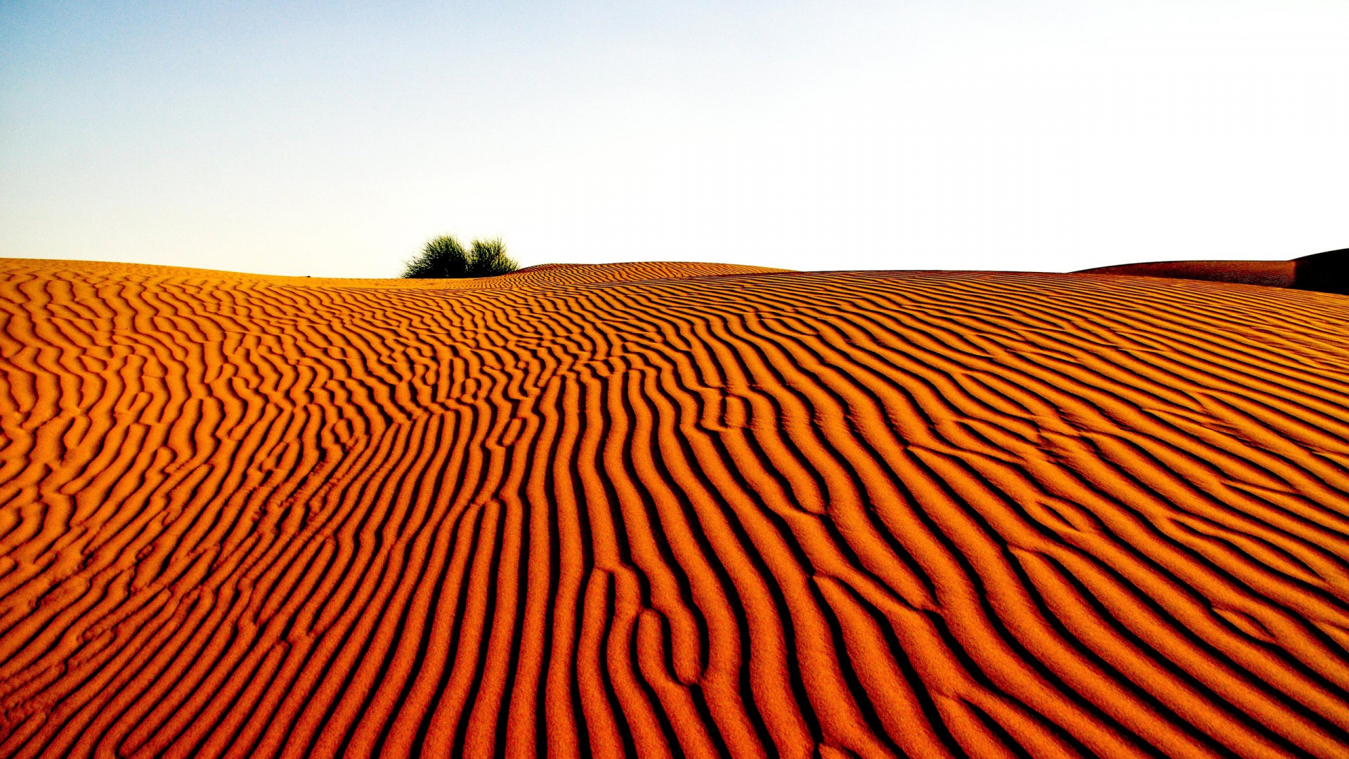 Brown Sand Under Blue Sky During Daytime. Wallpaper in 1920x1080 Resolution
