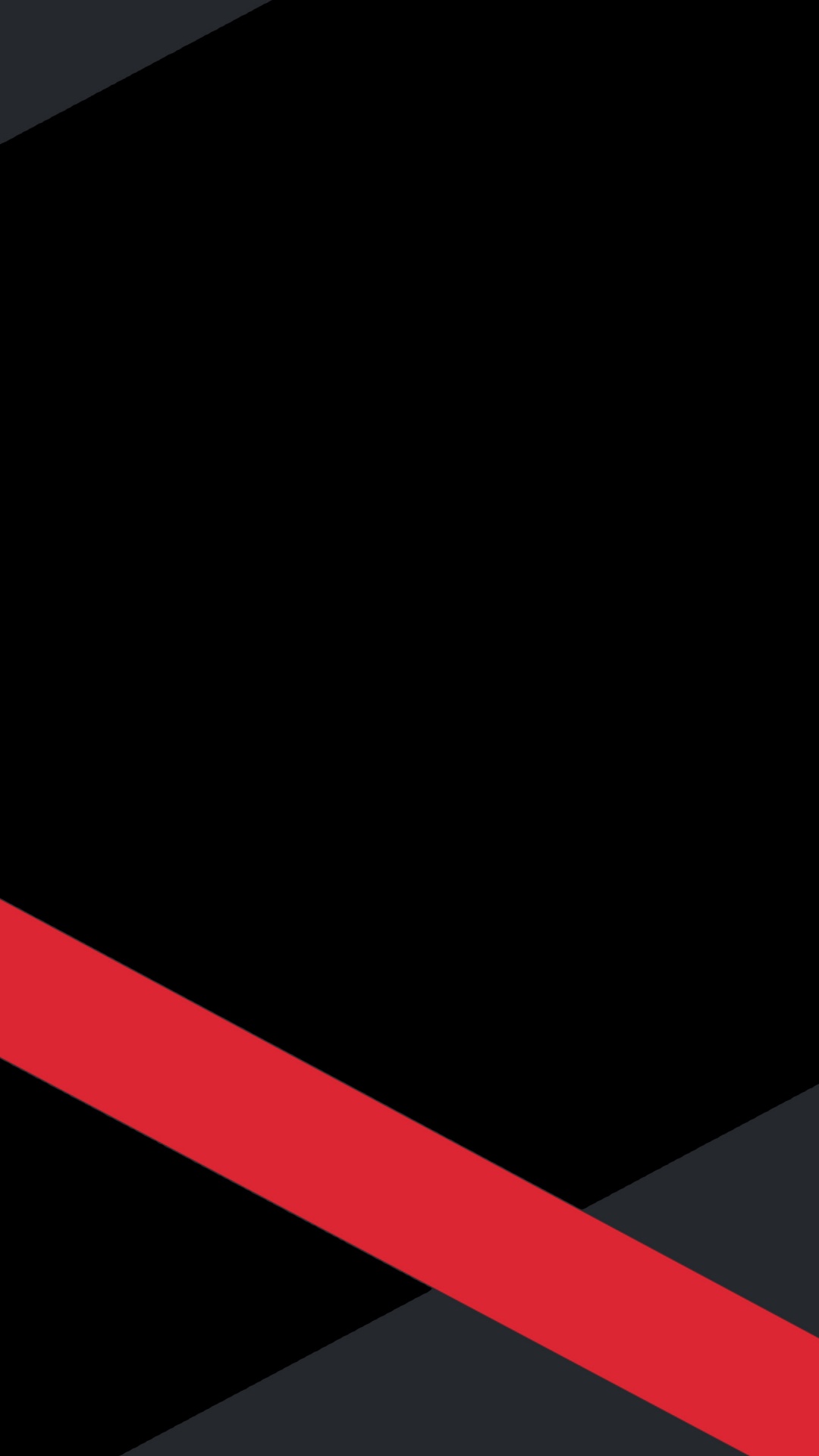 Illustration de la Ligne Rouge et Noire. Wallpaper in 1080x1920 Resolution