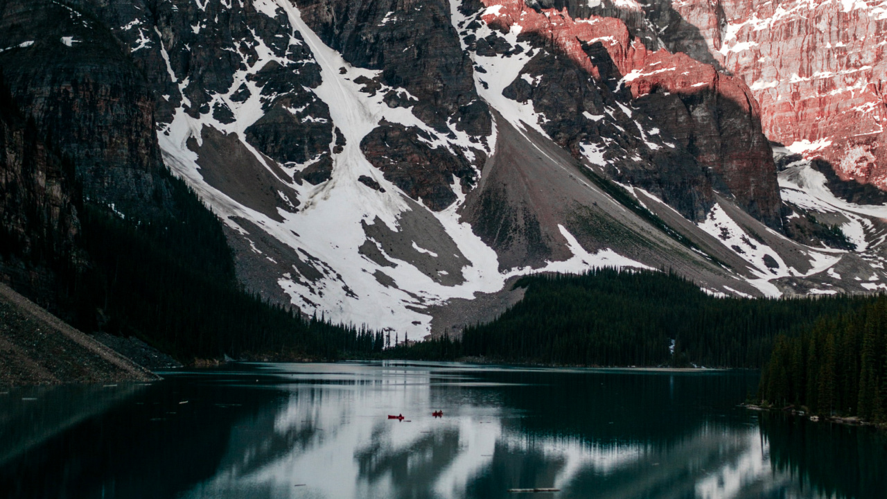 Banff National Park, Banff, Moraine Lake, Lake Louise, Wasser. Wallpaper in 1280x720 Resolution