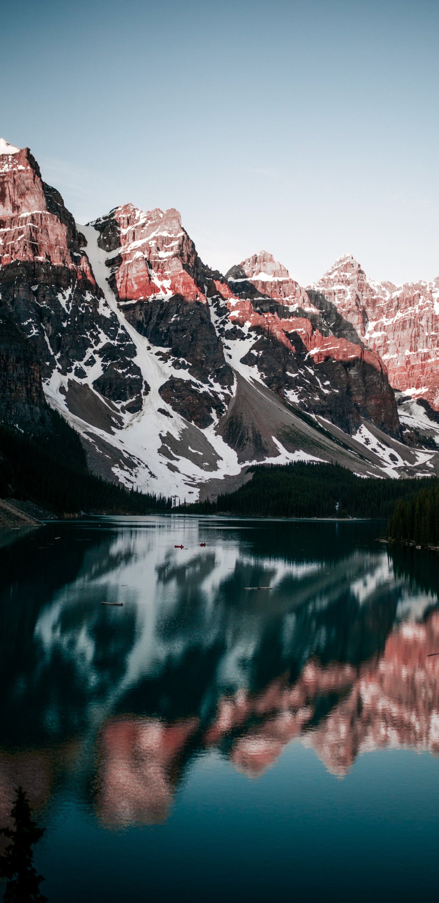 Banff National Park, Banff, Moraine Lake, Mountain, Lake Louise. Wallpaper in 1440x2960 Resolution