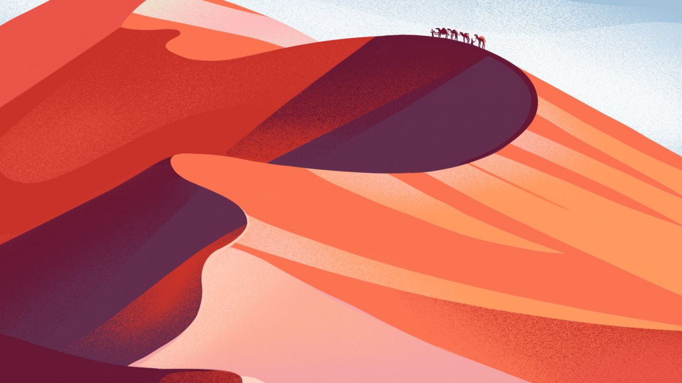 Erg, Ilustración, Gráficos, Arte, Ecorregión. Wallpaper in 1366x768 Resolution