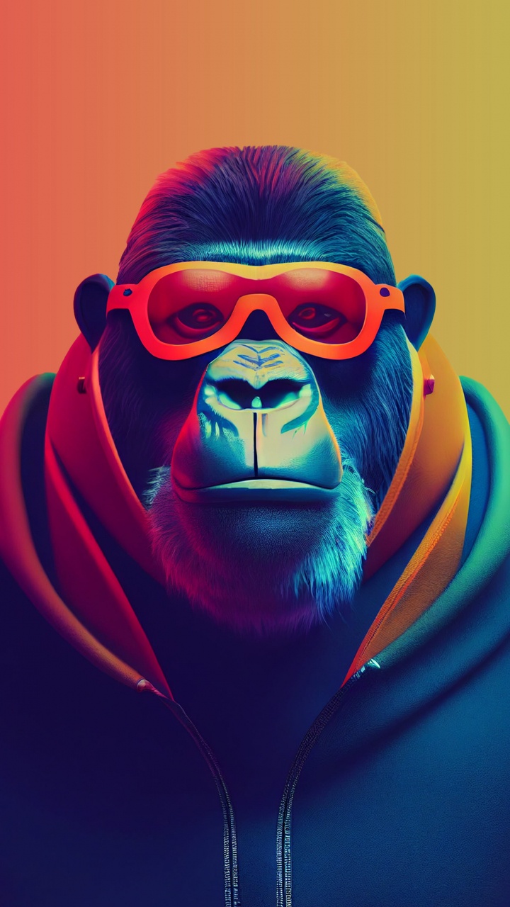 Brille, Ios, Kopf, Primat, Purpur. Wallpaper in 720x1280 Resolution