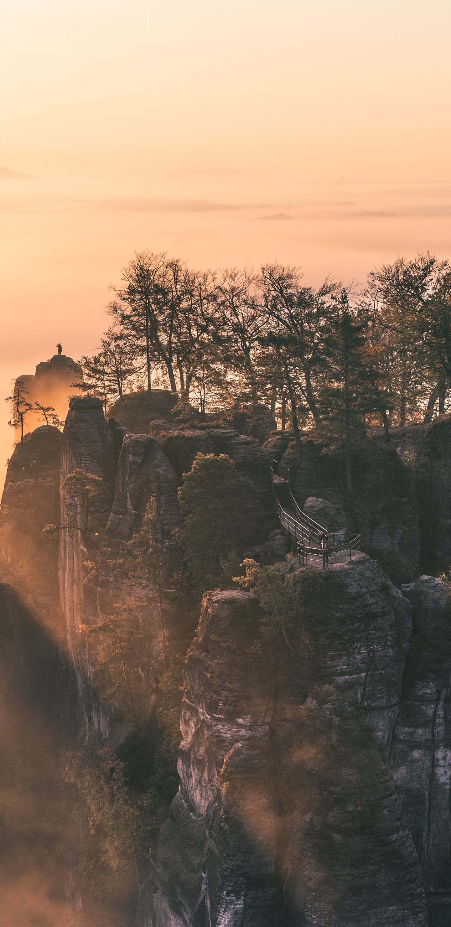 Ciel, Terrain, Matin, Météo, Paysage Naturel. Wallpaper in 1440x2960 Resolution