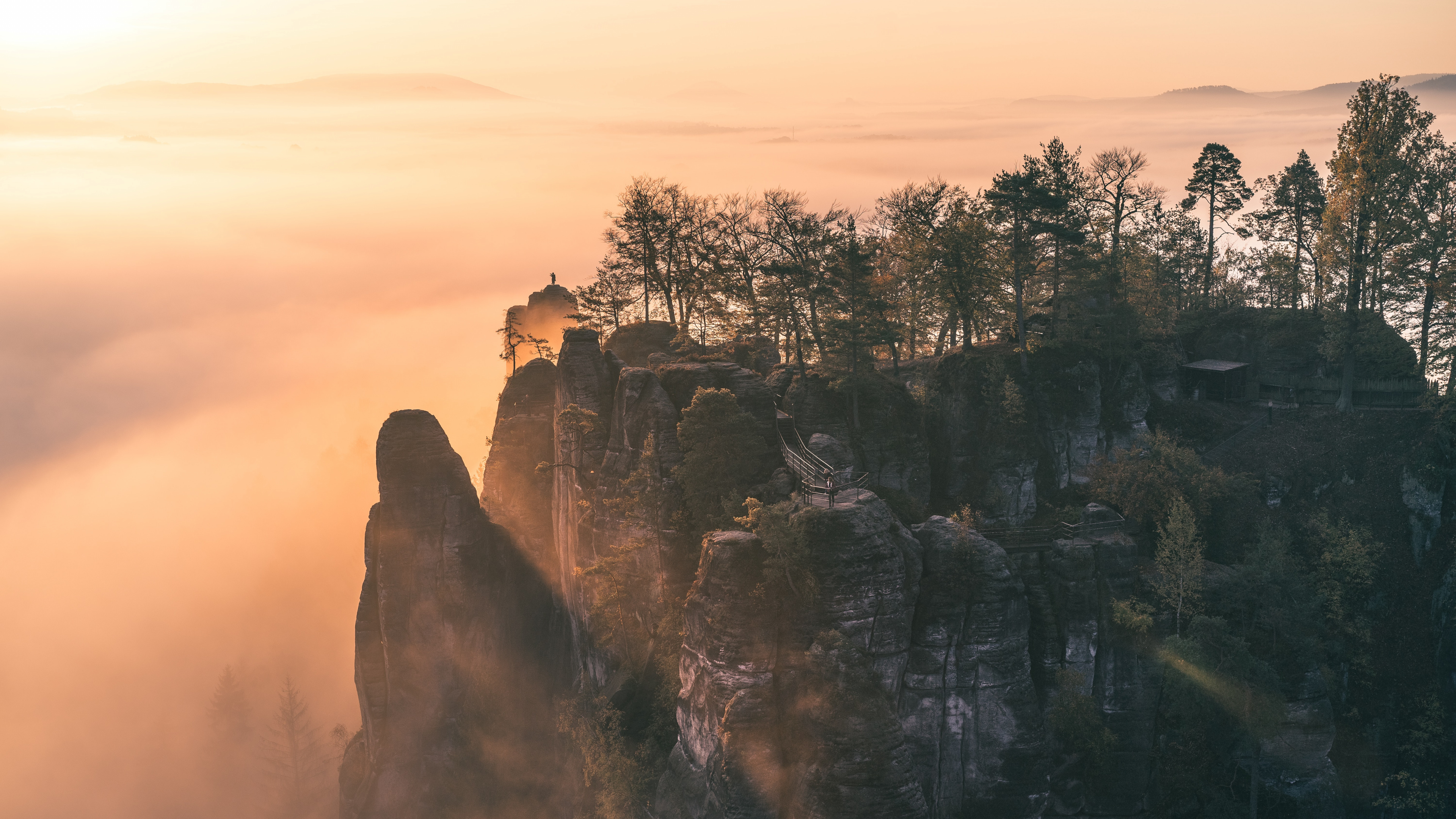 Ciel, Terrain, Matin, Météo, Paysage Naturel. Wallpaper in 3840x2160 Resolution