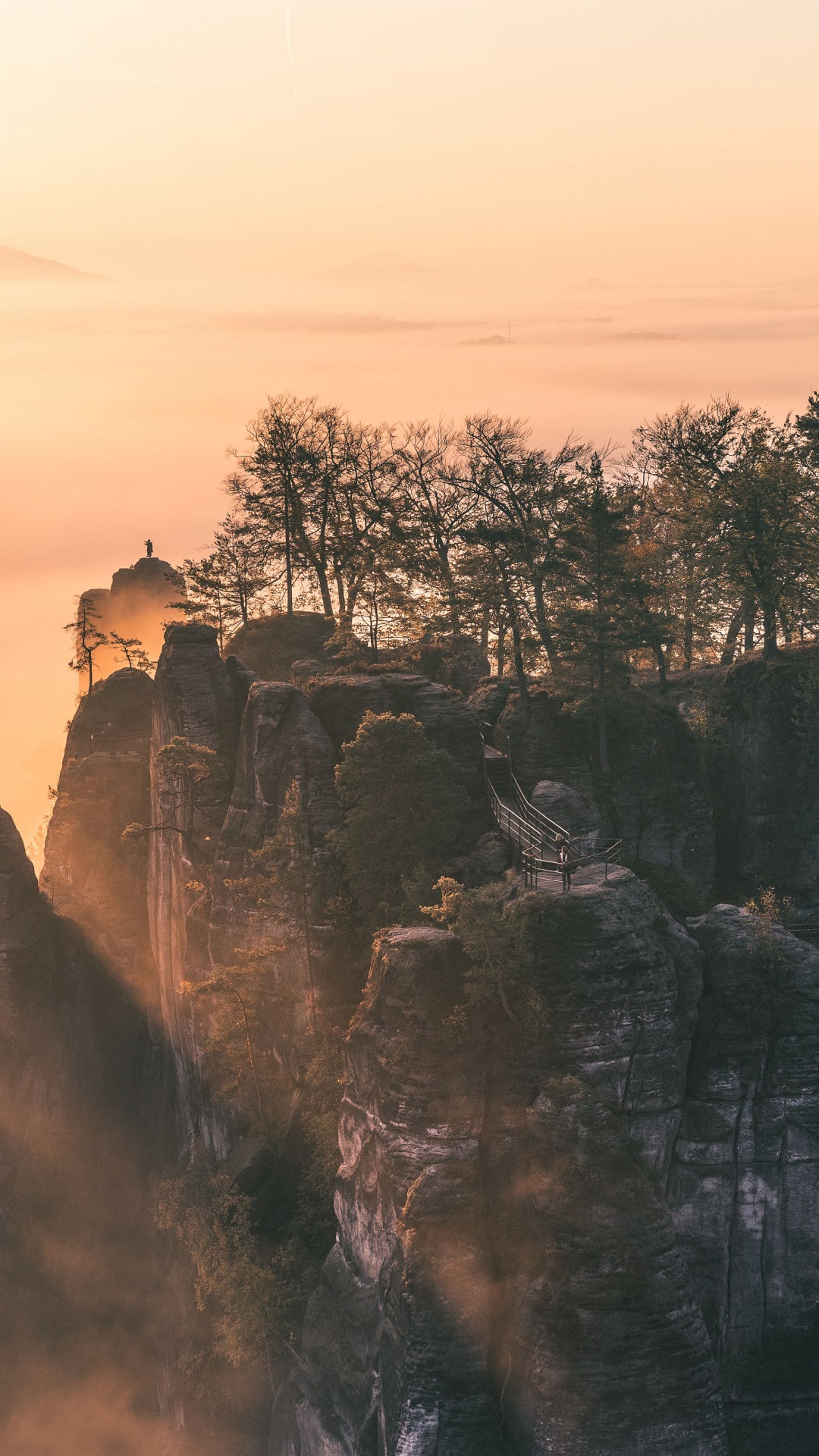 Sky, Terrain, Morning, Sunlight, Weather. Wallpaper in 1080x1920 Resolution