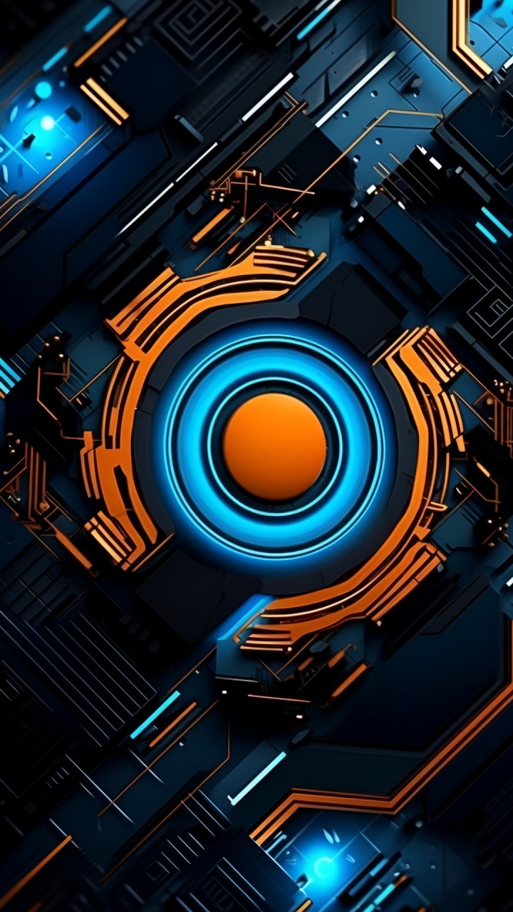 Licht, Lautsprecher, Äpfeln, Orange, Technologie. Wallpaper in 720x1280 Resolution