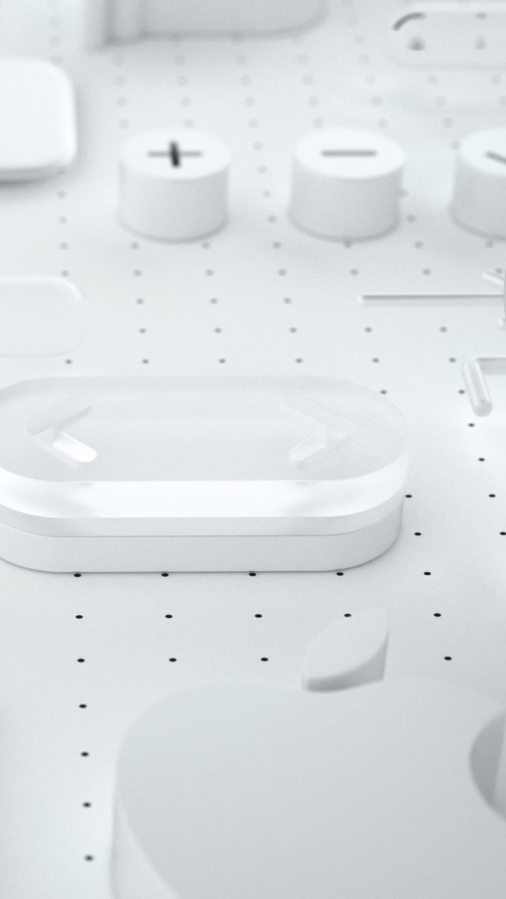 Estuche de Carga Airpods Apple Blanco. Wallpaper in 720x1280 Resolution