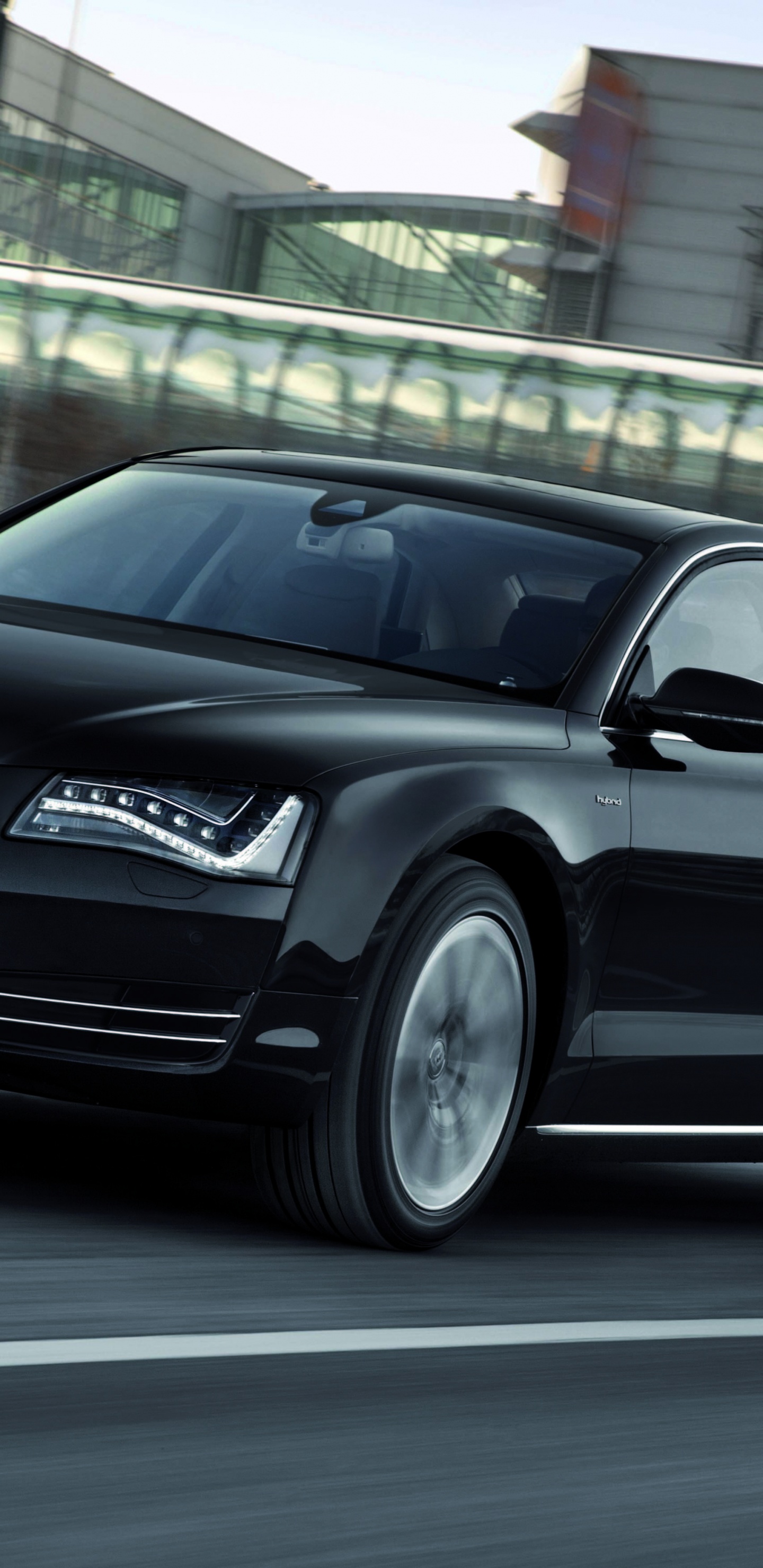 Black Audi a 4 Sedan on Road During Daytime. Wallpaper in 1440x2960 Resolution