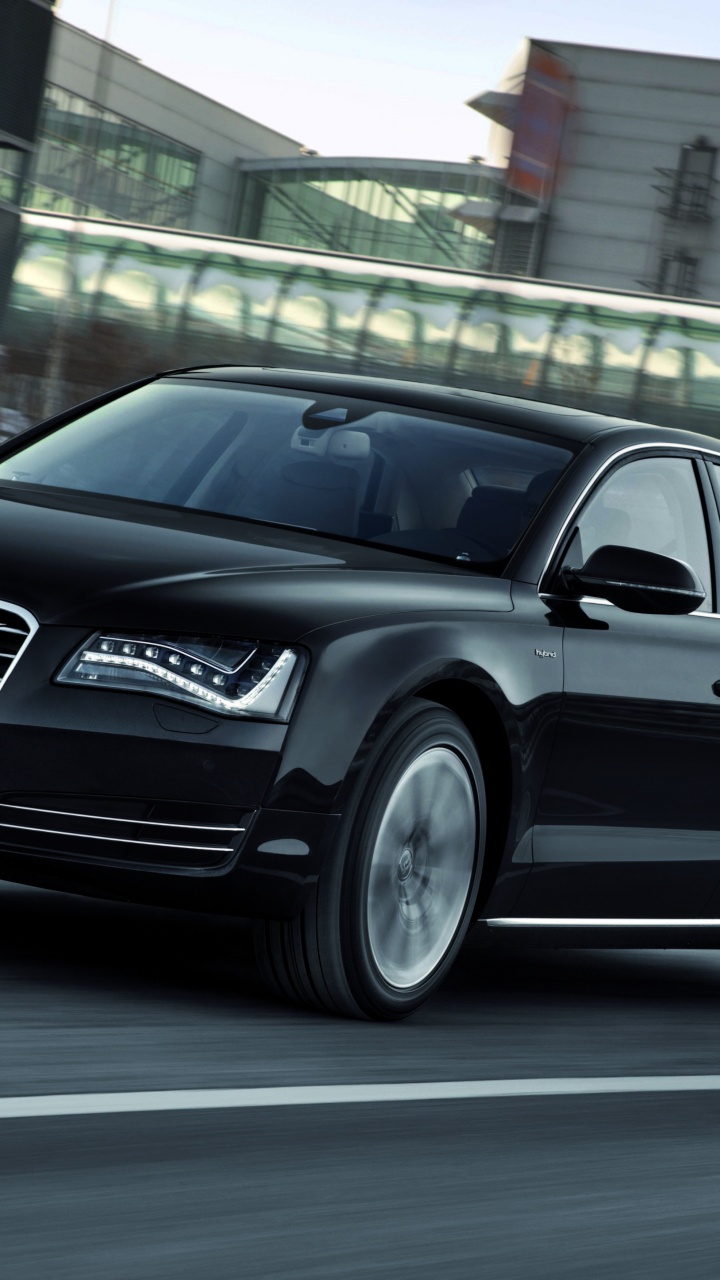 Black Audi a 4 Sedan on Road During Daytime. Wallpaper in 720x1280 Resolution