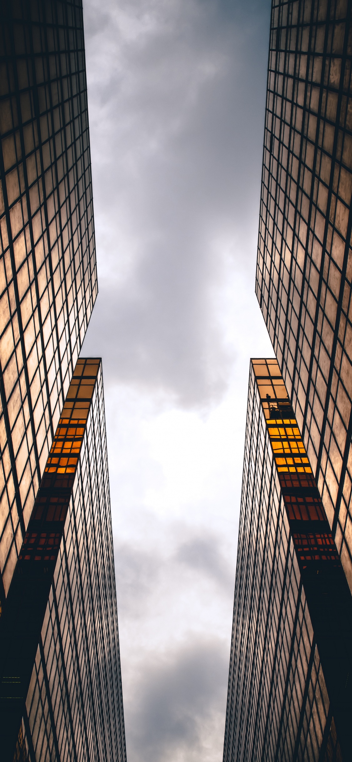 Low Angle Photography of High Rise Buildings. Wallpaper in 1125x2436 Resolution
