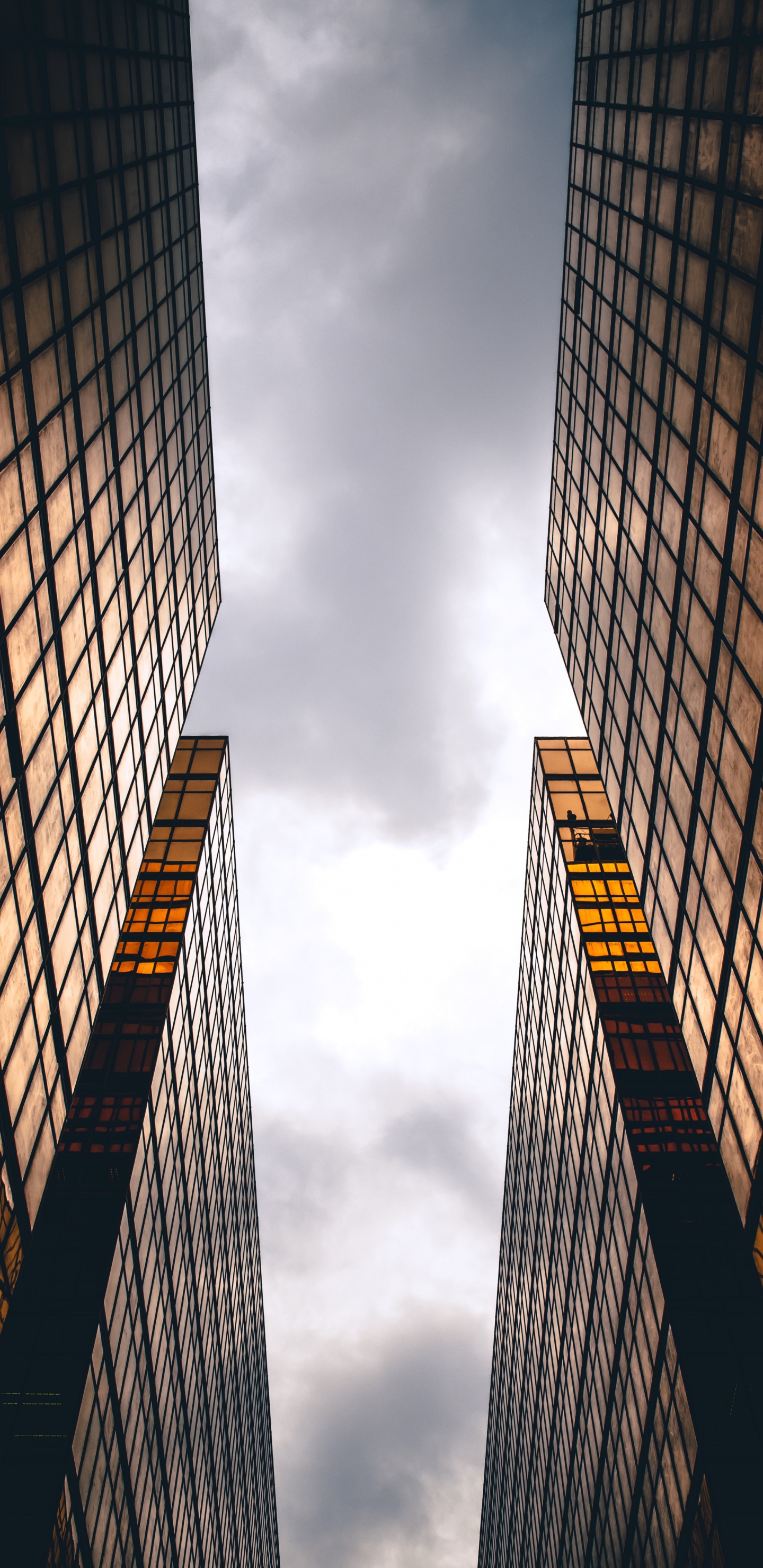Low Angle Photography of High Rise Buildings. Wallpaper in 1440x2960 Resolution