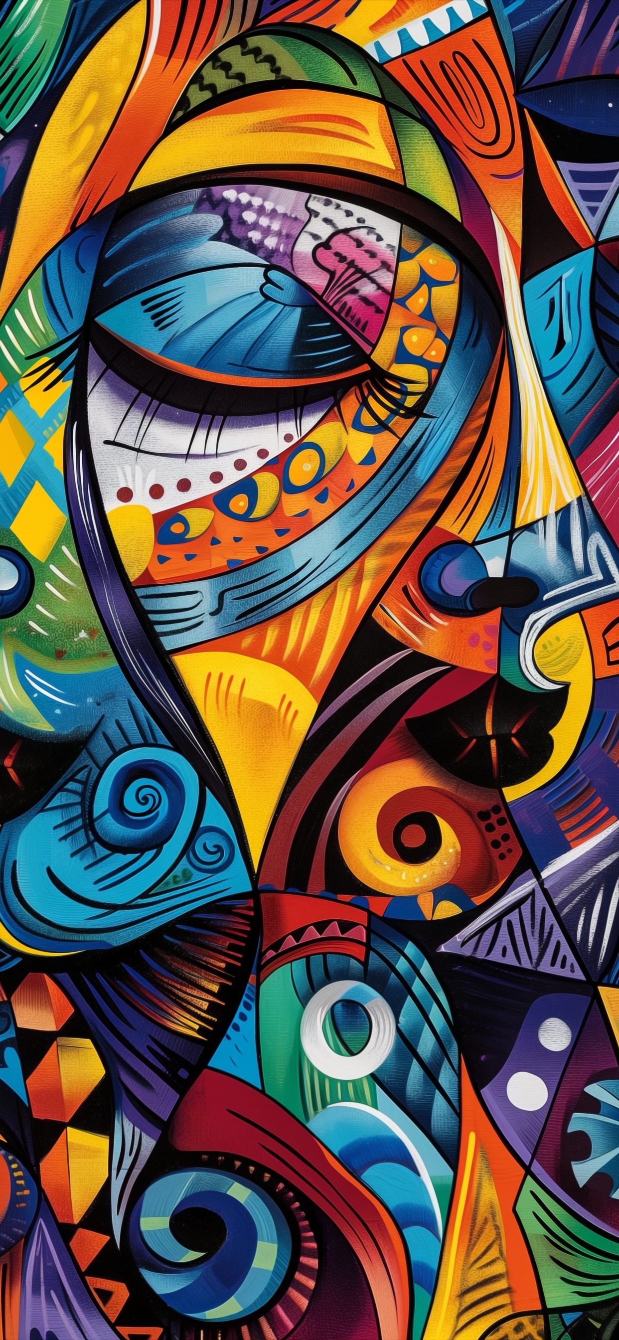 Motiv, Kunstfarbe, Streetart, Psychedelische Kunst, Malerei. Wallpaper in 1242x2688 Resolution