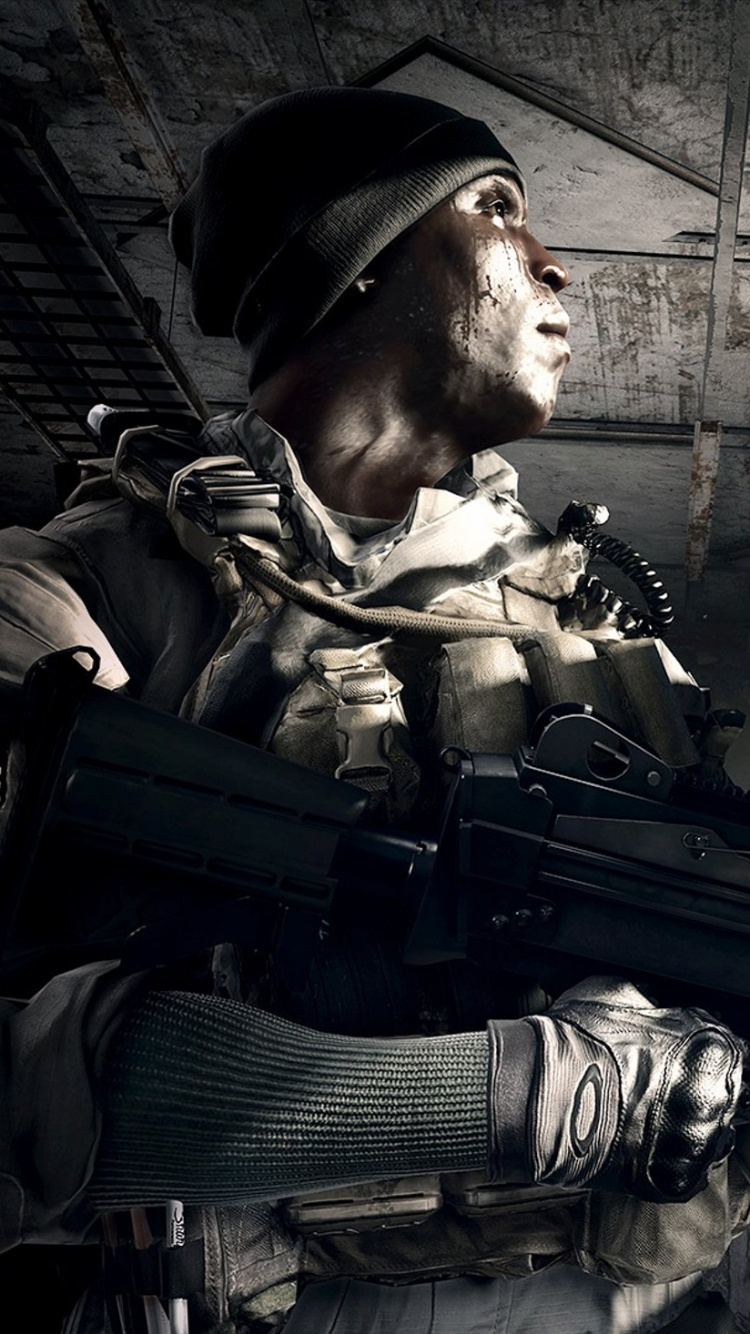 Multiplayer Video Game, Electronic Arts, Shooter Game, Soldier, pc Game. Wallpaper in 750x1334 Resolution