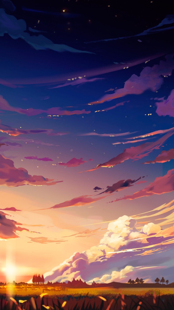 L'anime, Style Animé, Art, Atmosphère, Lumière. Wallpaper in 720x1280 Resolution