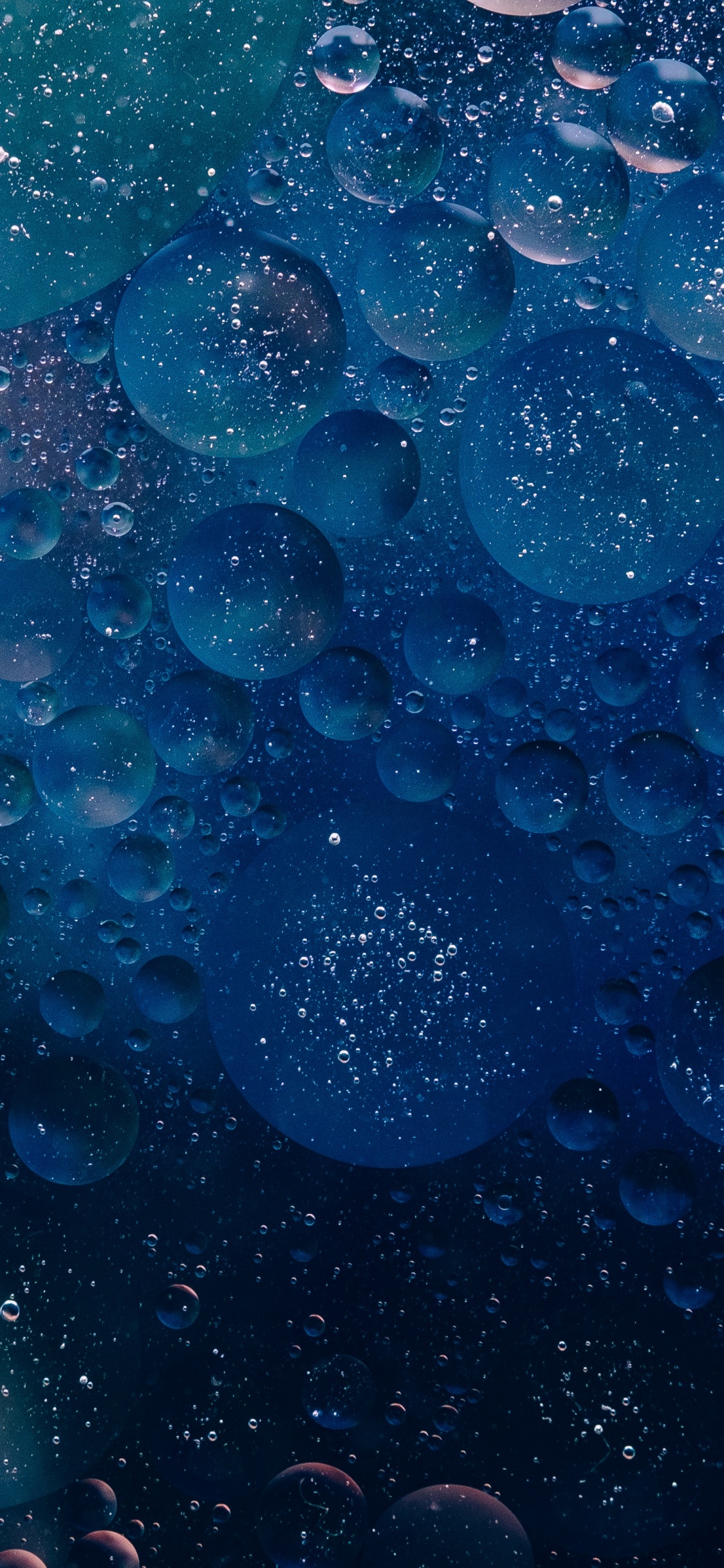 艺术, Azure, 放下, 水上, 电蓝色的 壁纸 1125x2436 允许