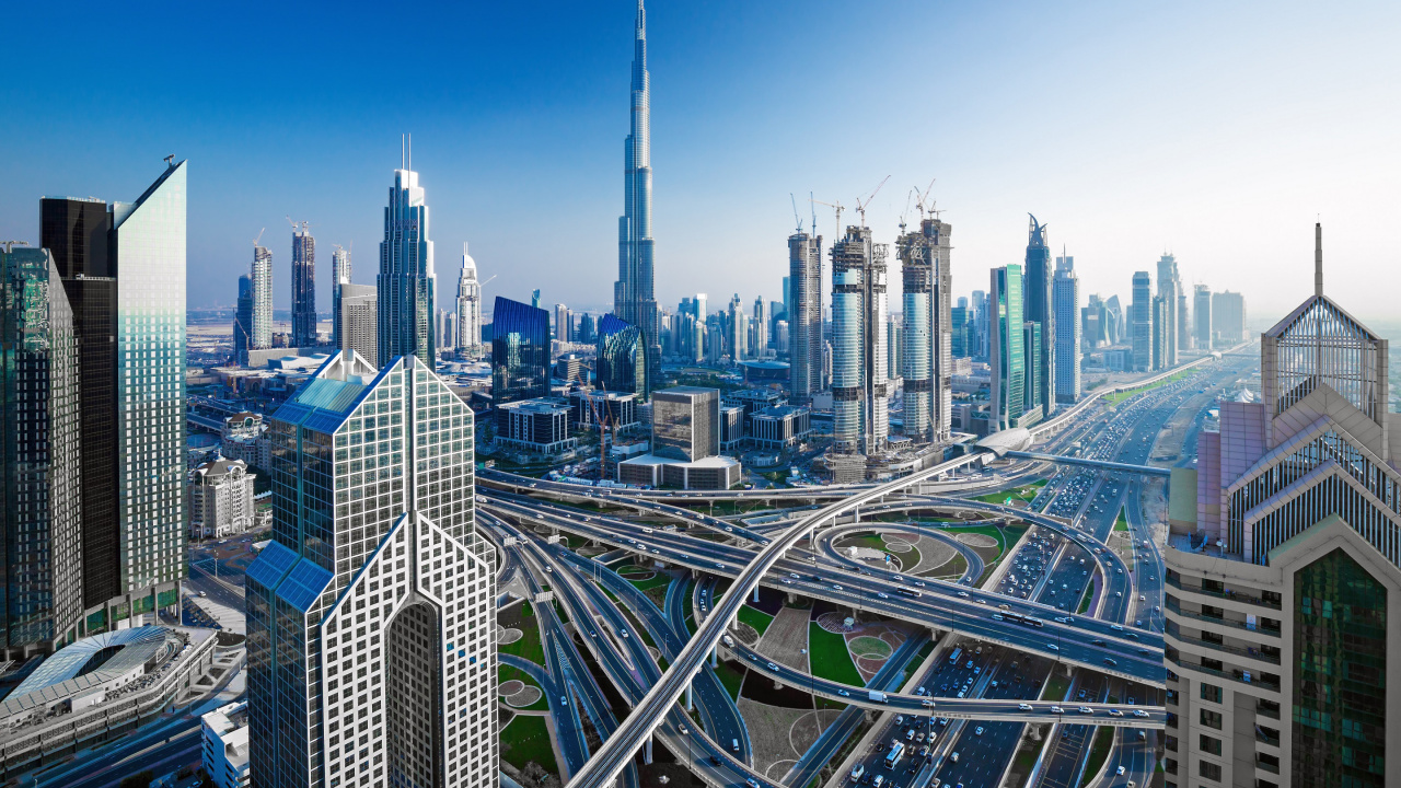 Aerial View of City Buildings During Daytime. Wallpaper in 1280x720 Resolution