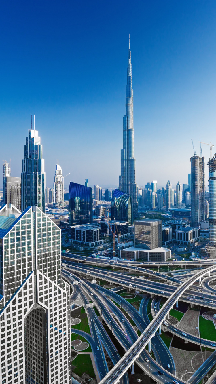 Aerial View of City Buildings During Daytime. Wallpaper in 750x1334 Resolution