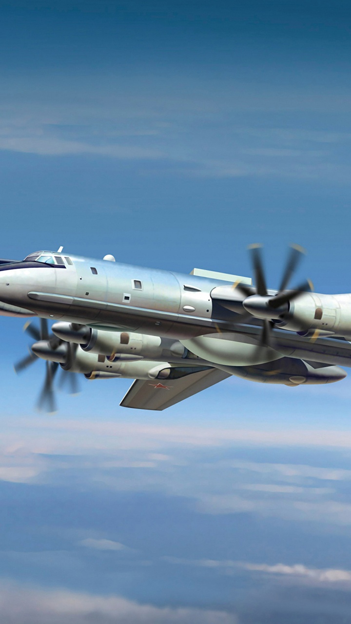 Avion de Chasse Gris Dans Les Airs Pendant la Journée. Wallpaper in 720x1280 Resolution