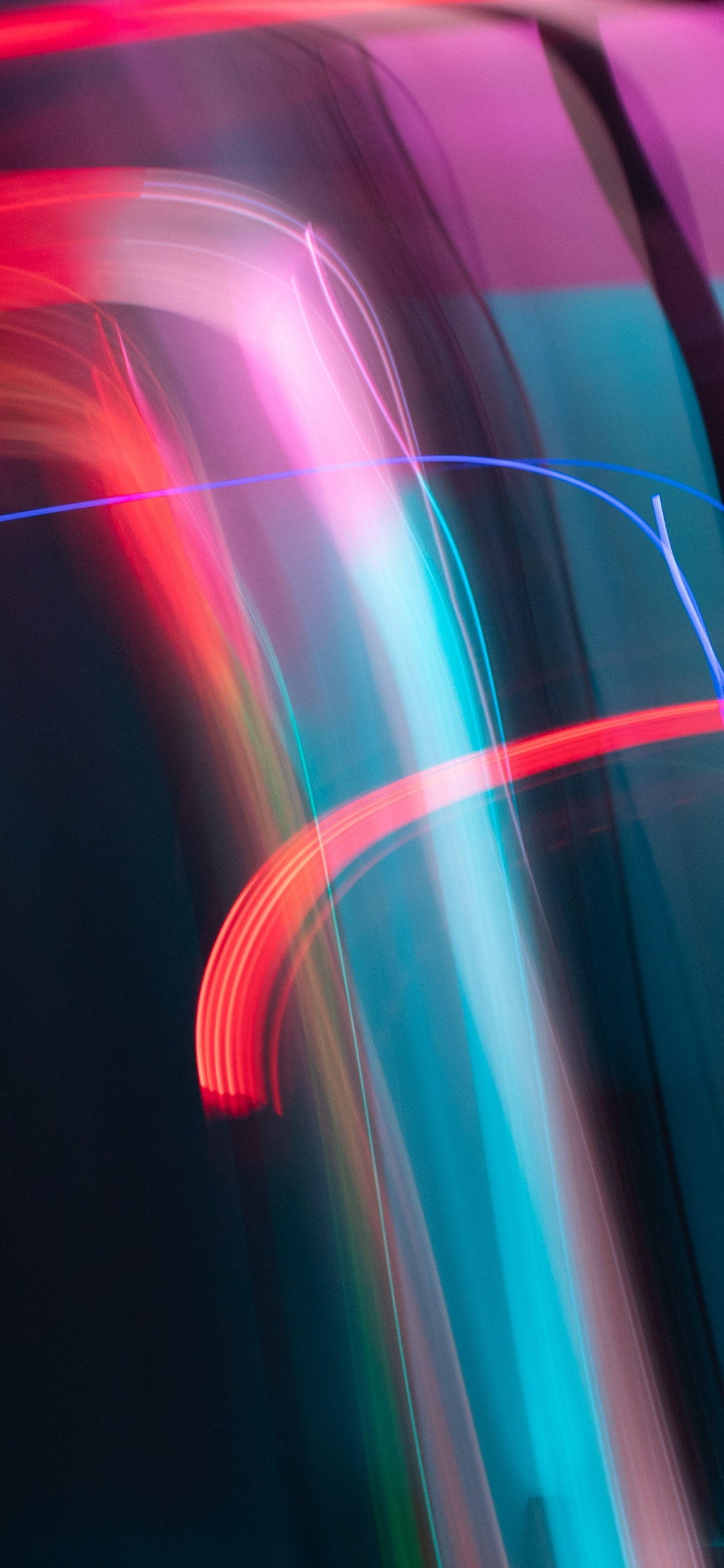 Luz Roja Azul y Blanca. Wallpaper in 1125x2436 Resolution