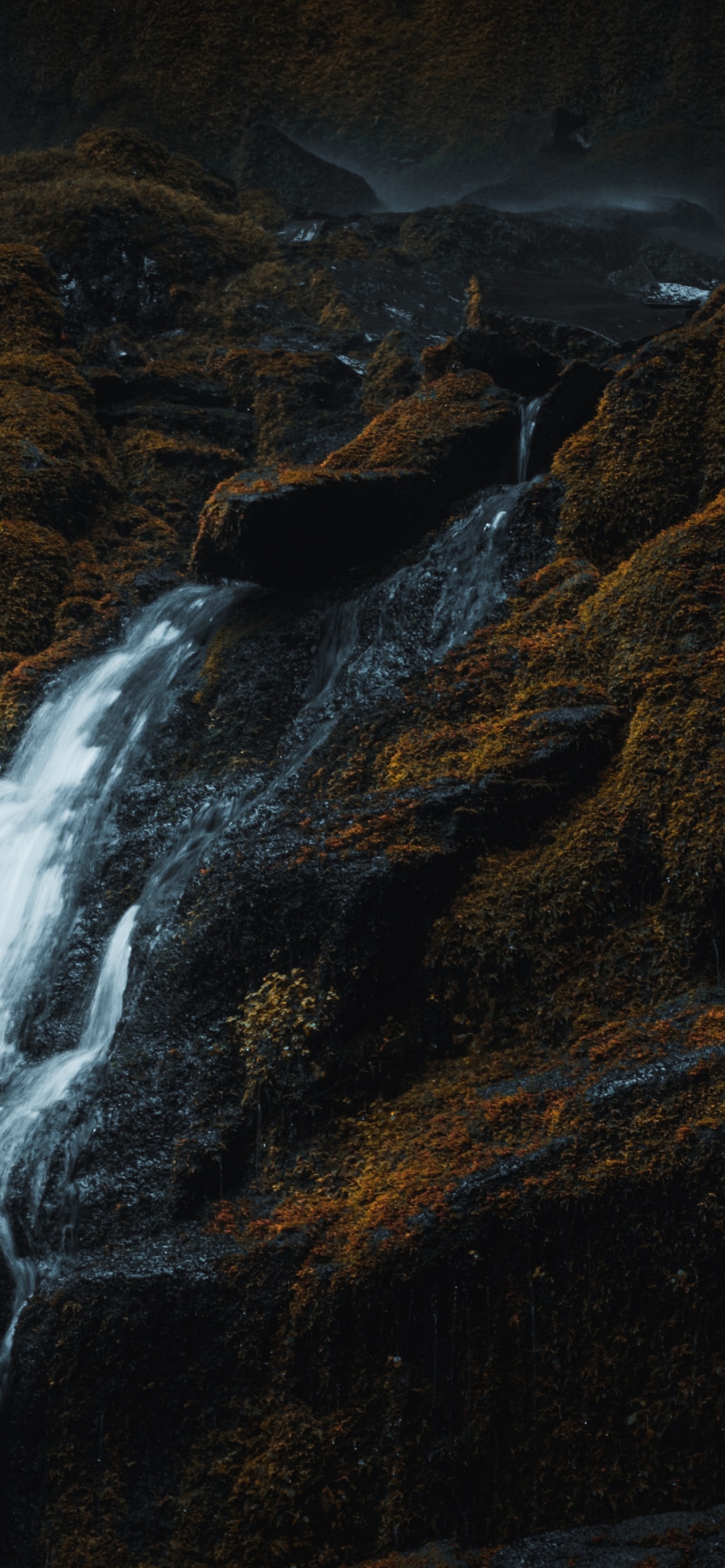 Waterfall, Water, Mountain, Natural Landscape, Chute. Wallpaper in 1242x2688 Resolution