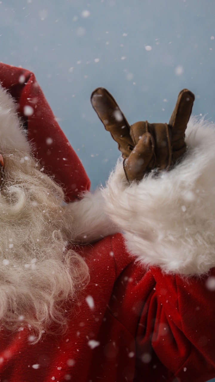 Santa Claus, Le Jour De Noël, Hiver, Lapin, Aux Lapins et Les Lièvres. Wallpaper in 720x1280 Resolution