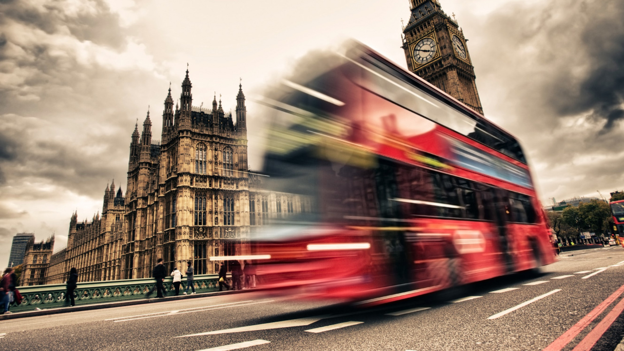 Time Lapse Photography of City Buildings During Daytime. Wallpaper in 1280x720 Resolution
