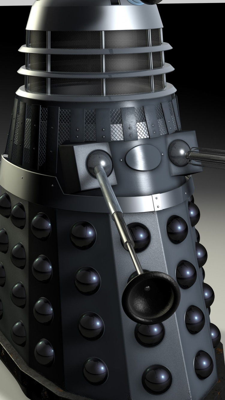 Schwarz-graues Roboterspielzeug. Wallpaper in 750x1334 Resolution