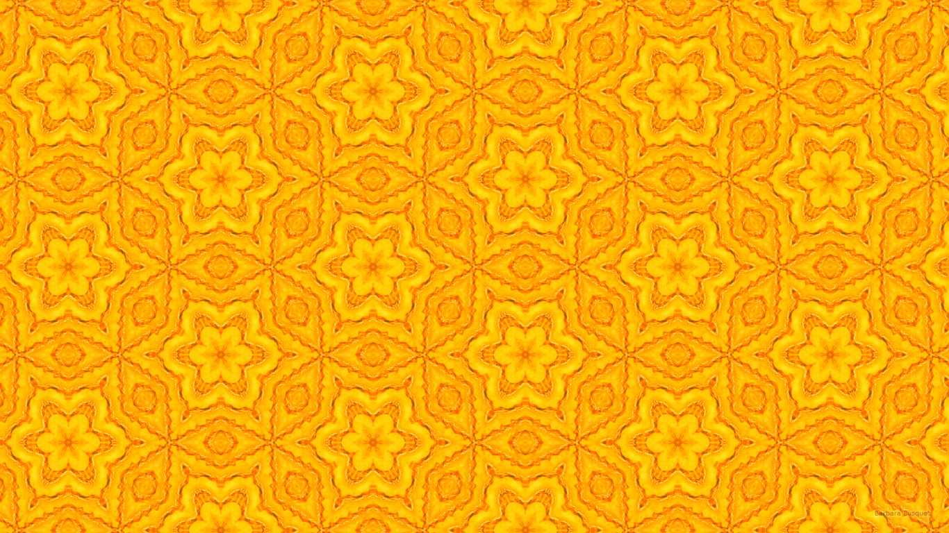 Gelb-weißes Florales Textil. Wallpaper in 1366x768 Resolution